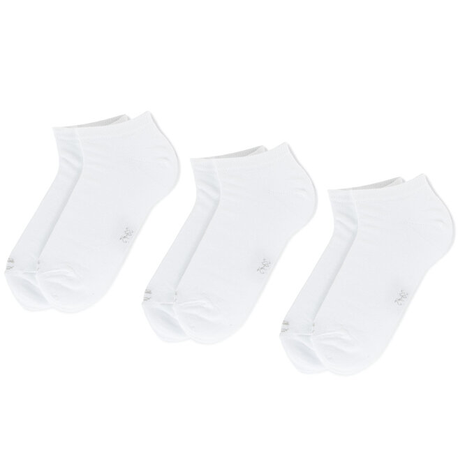 Camel Active Set di 3 paia di calzini corti unisex Camel Active 6595 White 660
