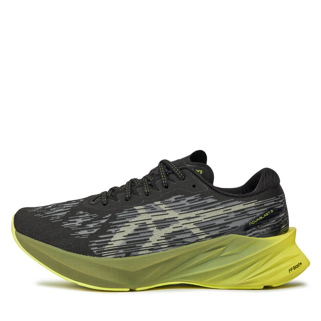 Asics Pantofi Asics Novablast 3 1011B458 Black/Dried Leaf Green 005
