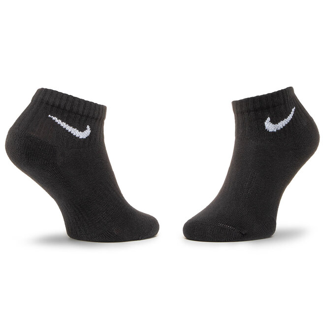 Nike Σετ 3 ζευγάρια κοντές κάλτσες unisex Nike SX7667-010 Μαύρο