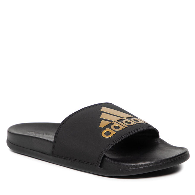 Chanclas adidas adilette Comfort EG1850 Core Black Gold Metallic