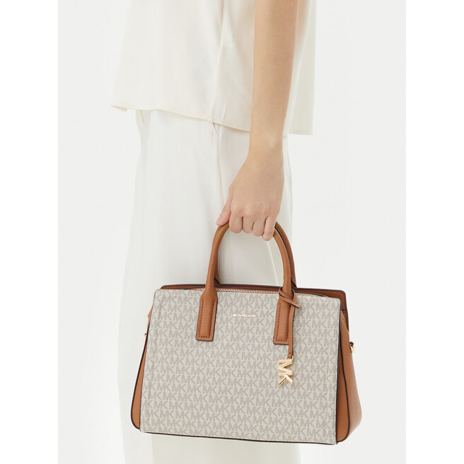 Torebka MICHAEL Michael Kors Laila 30R5G9IS6B Kremowy -