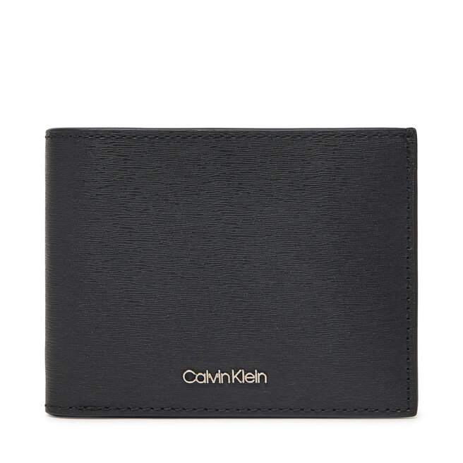 Portfel męski Calvin Klein Epi Ck Bifold 5Cc W/Coin - Czarny