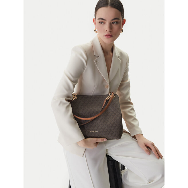 Torebka MICHAEL Michael Kors Kensington 30F3G8KT7B Brązowy -