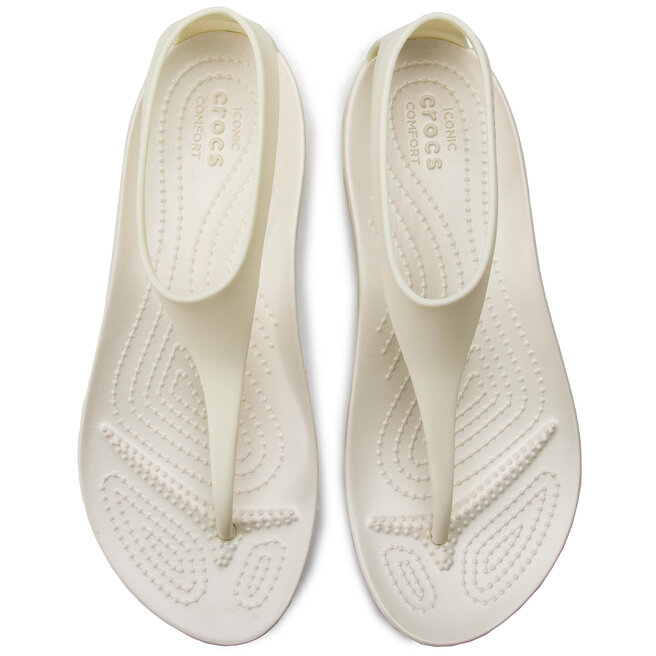 Sanda y Crocs Serena Flip W 205468 Oyster Oyster eobuwie .pl