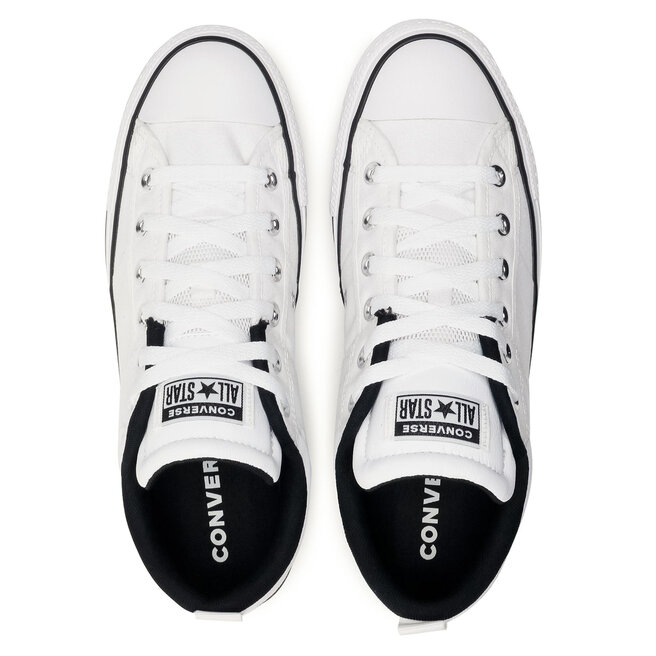 Modne superge Converse Ctas Cs Ox 166964C White/White/Black • Eobutev.si