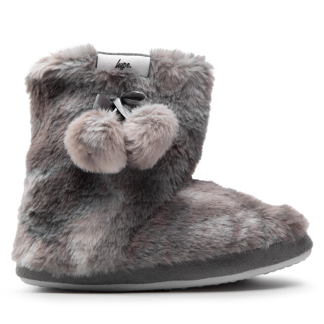 HYPE Hausschuhe HYPE Slipper Boot YWBS-080 Black