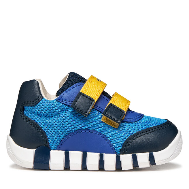 Sneakersy Geox B Iupidoo Boy B3555C 01454 C4DF4 Niebieski - chłopięce