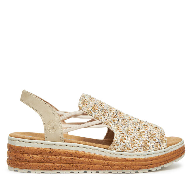 Sandały Rieker CEO-62741-60 Beżowy - kobiece