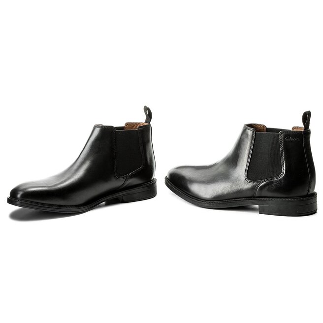 Frente a ti Gimnasia preposición Botines Clarks Chilver Top 261109277 Black Leather • Www.zapatos.es