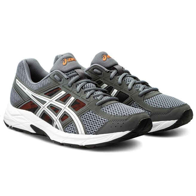 Chaussures Asics Gel Contend 4 T715N Carbon Silver Shocking Orange