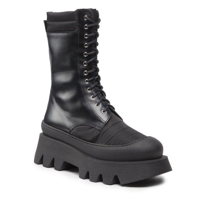 Botine Solo Femme 14704-01-N83/N33-52-00 Negru 14704-01-N83/N33-52-00 14704-01-N83/N33-52-00
