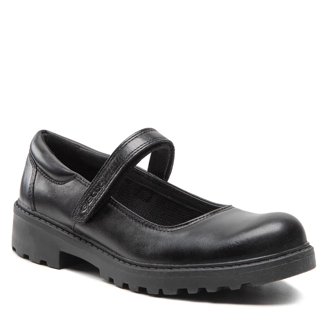 Pantofi Geox J Casey G. P J6420P 00085 C9999 S Black
