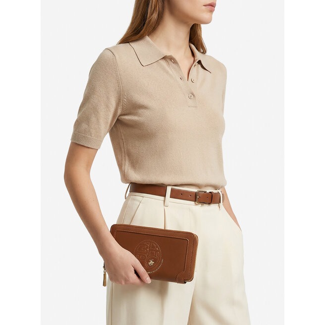 Portfel Beverly Hills Polo Club CWBEO-BHPC-W1-009-SS26 Brązowy -