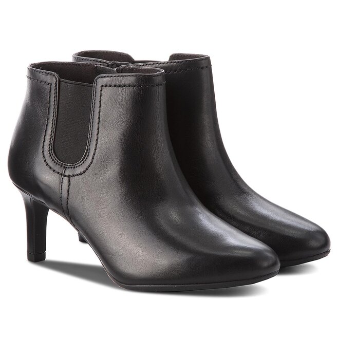 Clarks dancer sky leather cheap ankle bootie
