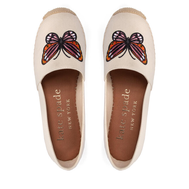 Kate Spade Espadrile Kate Spade Aflutter K7677 Parchment