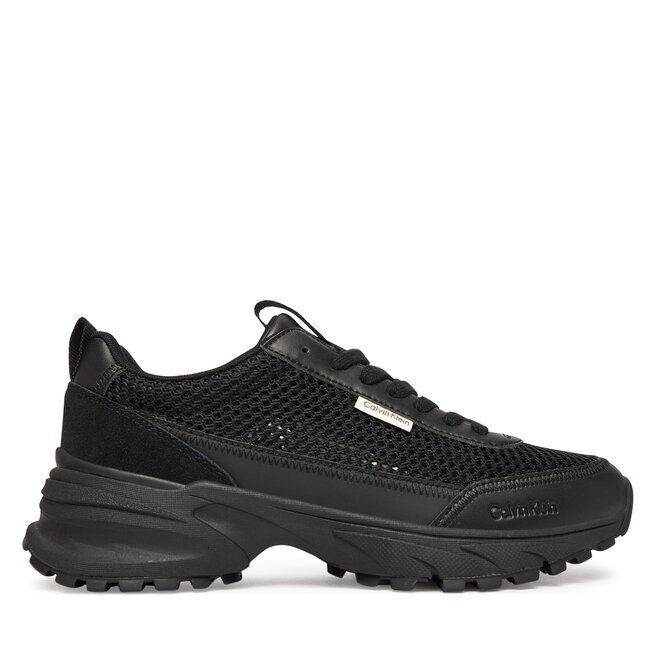 Sneakersy Calvin Klein Hike Runner Lup Lin Mesh HW0HW03000 Czarny - kobiece