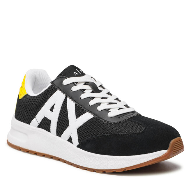 Sneakers Armani Exchange XUX071 XV527 K673 Black/Op.Wht/Yellow Armani imagine noua gjx.ro