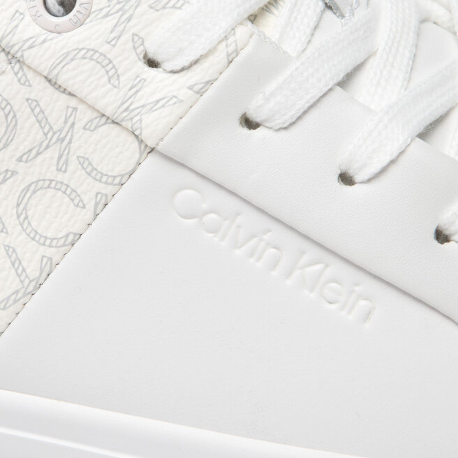 Calvin Klein Sneakers Calvin Klein Vulc Lace Up-Mono Mix FW0FW06523 White Mono Mix OK5