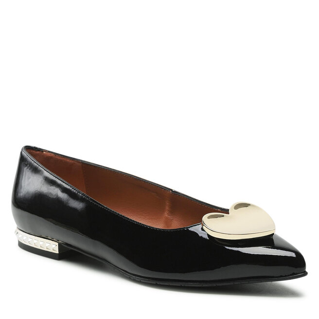 Balerini Brenda Zaro 4485 Black 4485 imagine noua