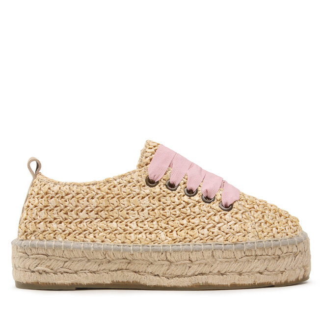 Lace up top espadrille sneakers