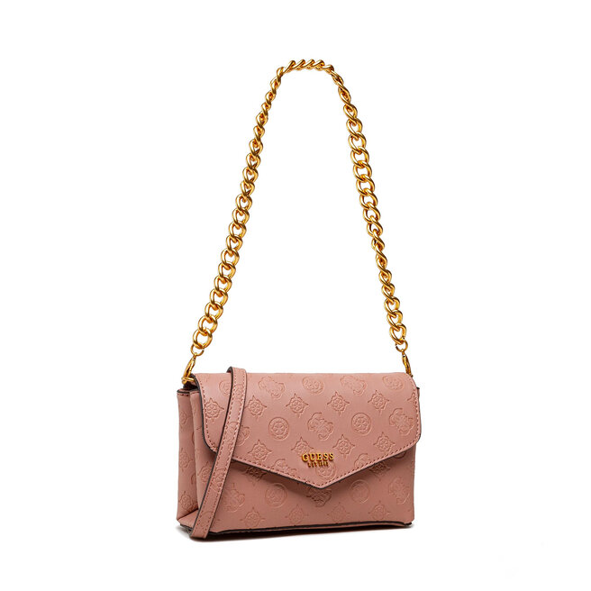 Guess Ročna torba Guess Zanelle Mini Crossbody Flap HWPA84 92780 BIL