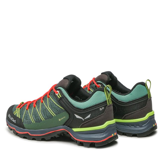 Salewa Bakancs Salewa Ws Mtn Trainer Lite Gtx GORE-TEX 61362 Feld Green/Fluo Coral 5585