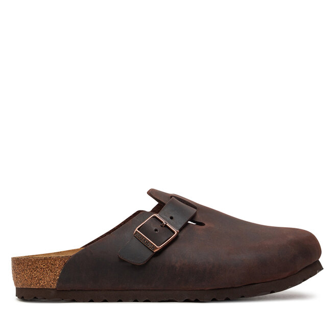 Klapki Birkenstock Boston - Brązowy