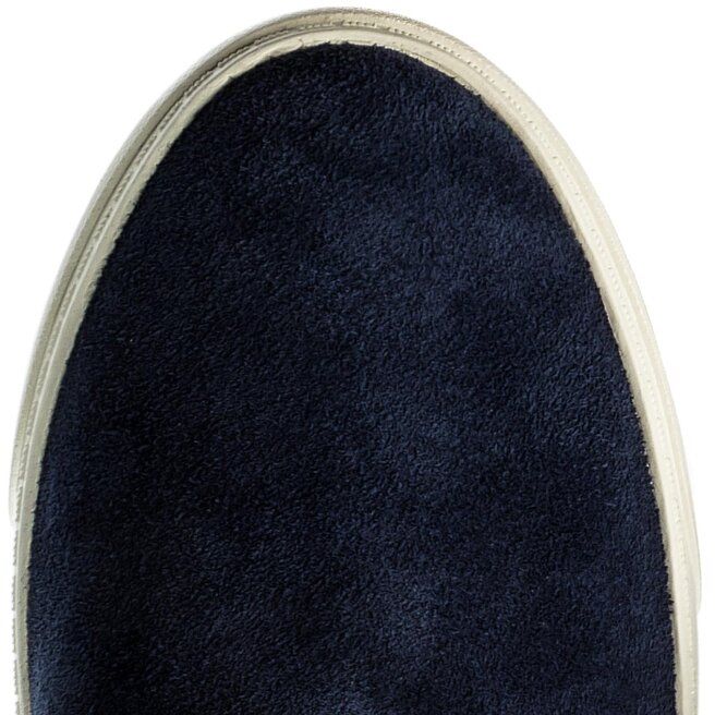 Clarks Teniszcipő Clarks Glove Puppet 261312634 Navy Suede