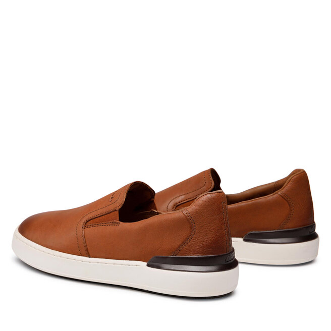 Κλειστά παπούτσια Clarks Courtlite Slip 261654897 Tan Leather