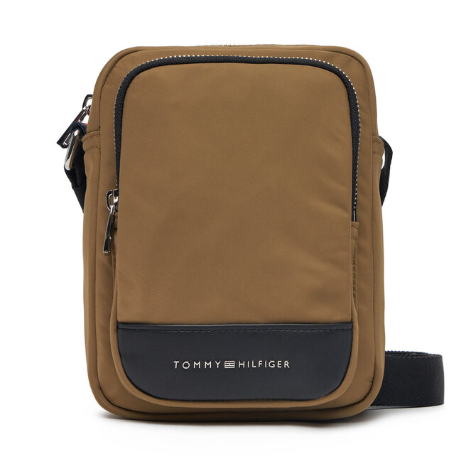 Saszetka Tommy Hilfiger Th Business Mini Reporter - Brązowy