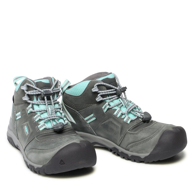 Keen Trekingová obuv Keen Ridge Flex Mid Wp 1025583 Grey/Blue Tint