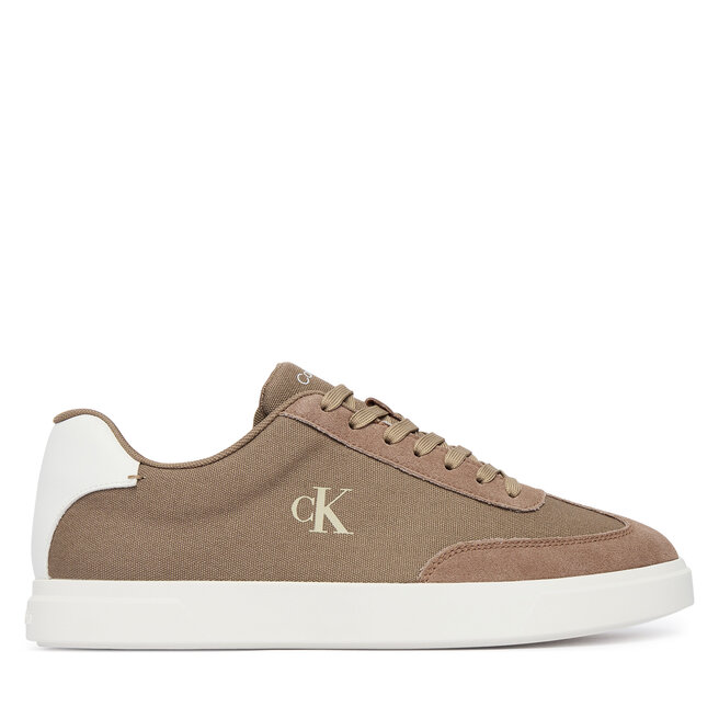 Sneakersy Calvin Klein Low Prof Cupsole Cv HM0HM02236 Brązowy - męskie