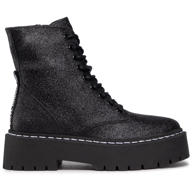 Steve Madden Botine Steve Madden Skylar SM11001184-02005-737 Black Glitter