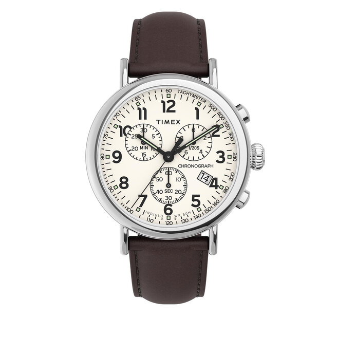 Ρολόι Timex Standard Chronograph TW2V27600 Brown