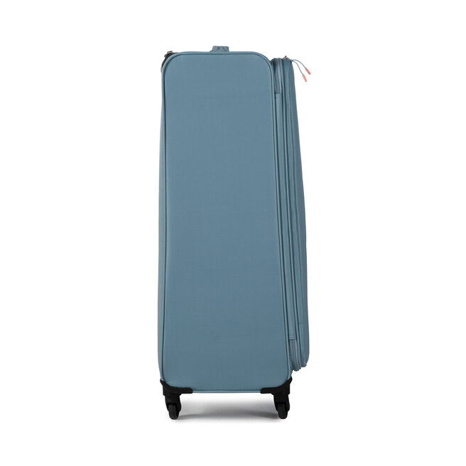American Tourister Nagy szövetborítású bőrönd American Tourister Lite Volt 134526-7303-1CNU Grey/Peach