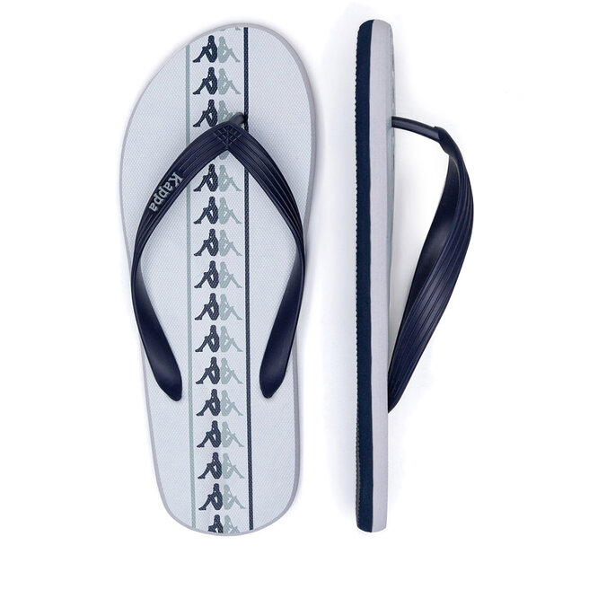 Japonki Kappa 371G1LW White - Blue Marine - Grey Lt - Kolorowy