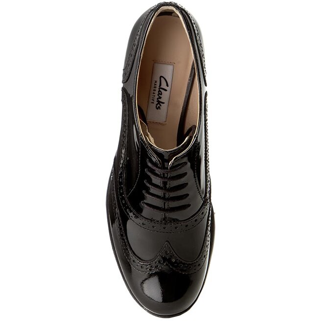 Clarks Oxford Schuhe Clarks Hamble Oak 203506494 Black Patent