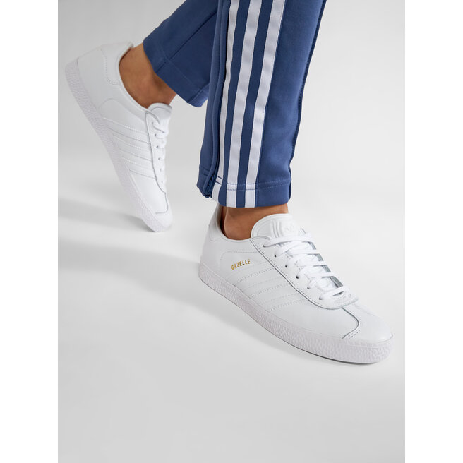 adidas Chaussures adidas Gazelle J BY9147 Ftwht/Ftwht/Ftwht