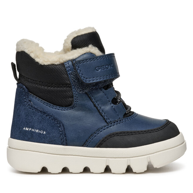 Kozaki Geox B Willaboom Boy B Ab B365BC 0ME22 - M Niebieski