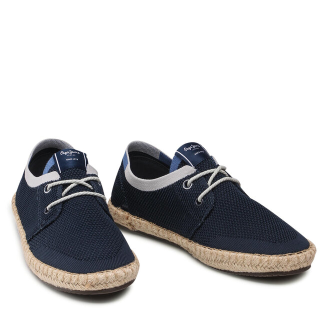 Pepe Jeans Еспадрили Pepe Jeans Tourist Lace UP PMS10300 Navy 595