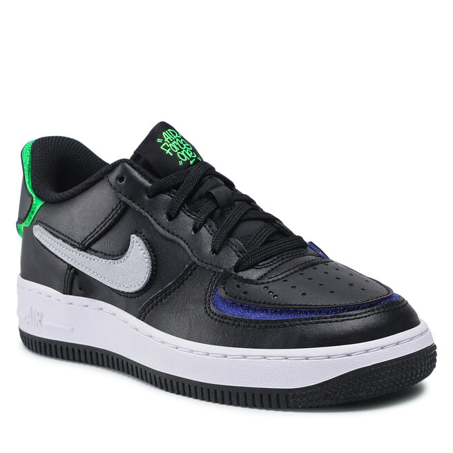 Pantofi Nike Af1/1 (Gs) DH7341 001 Black/Metallic Silver/Lapis (Gs) imagine noua gjx.ro