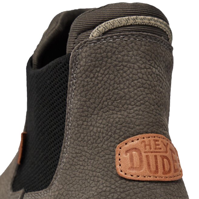 Chelsea Hey Dude Branson Boot M Craft Leather 40187 030 Grey escarpe it