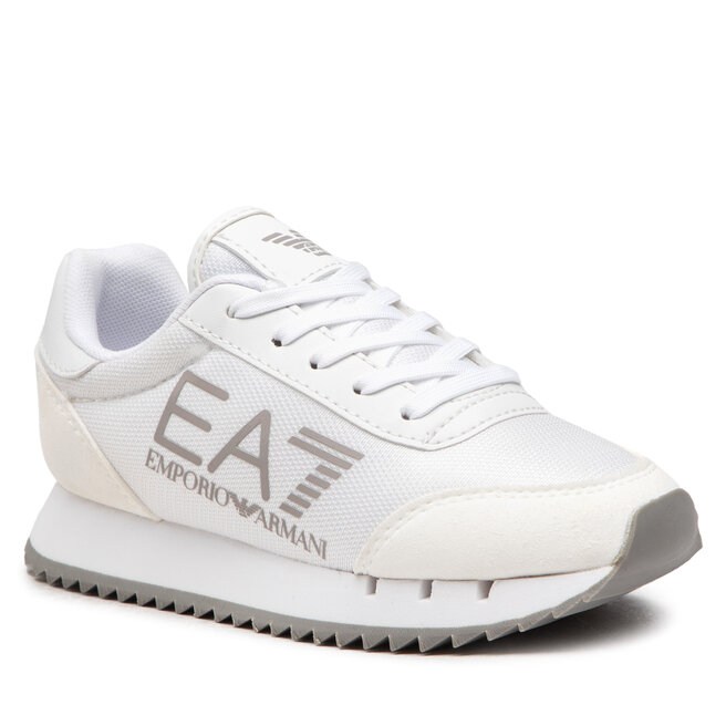 Sneakers EA7 Emporio Armani XSX107 XOT56 R237 White/Grey Flannel ARMANI imagine noua 2022