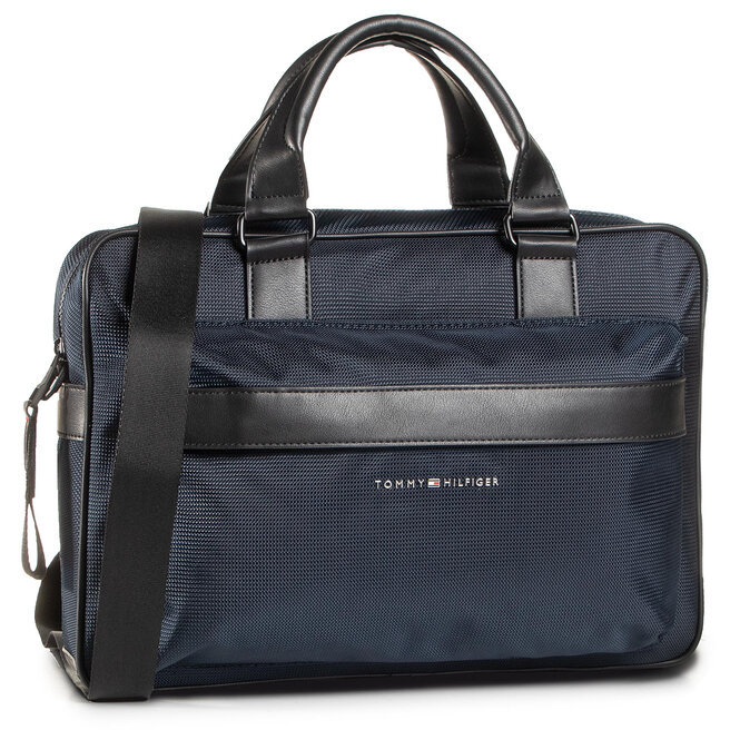 Arbitrage Glow dull Geantă pentru laptop Tommy Hilfiger Elevated Nylon Computer Bag AM0AM06469  DW5 • Www.epantofi.ro