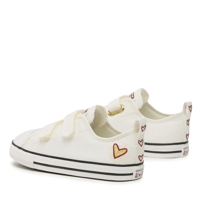Converse Scarpe da ginnastica Converse Ctas 2V Ox A04952C Vintage White/Back Alley Brick