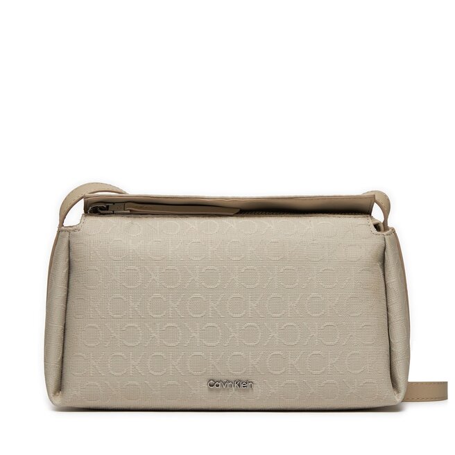 Torebka Calvin Klein Gracie Mini Bag_Jcq Mono - Beżowy