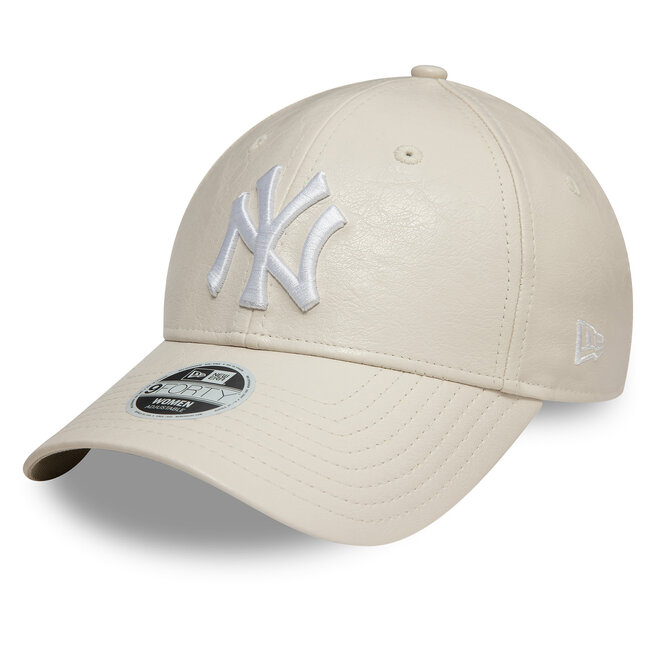 Czapka z daszkiem New Era New York Yankees Crinkled Pu 9Forty - Écru