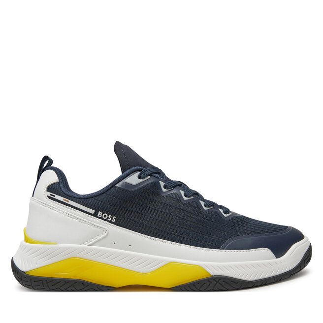 Sneakersy Boss Courtstride Tenn me - Niebieski