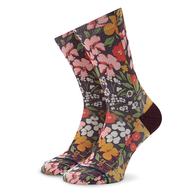 Κάλτσες Ψηλές Γυναικείες Stance Ditz Crew W555C22DIT Burgundy