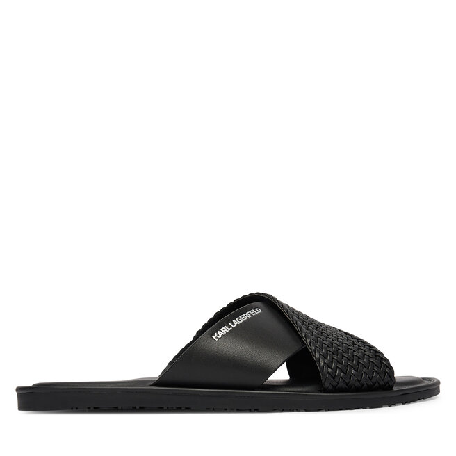 Klapki KARL LAGERFELD Kastor IV KL70214C Czarny -